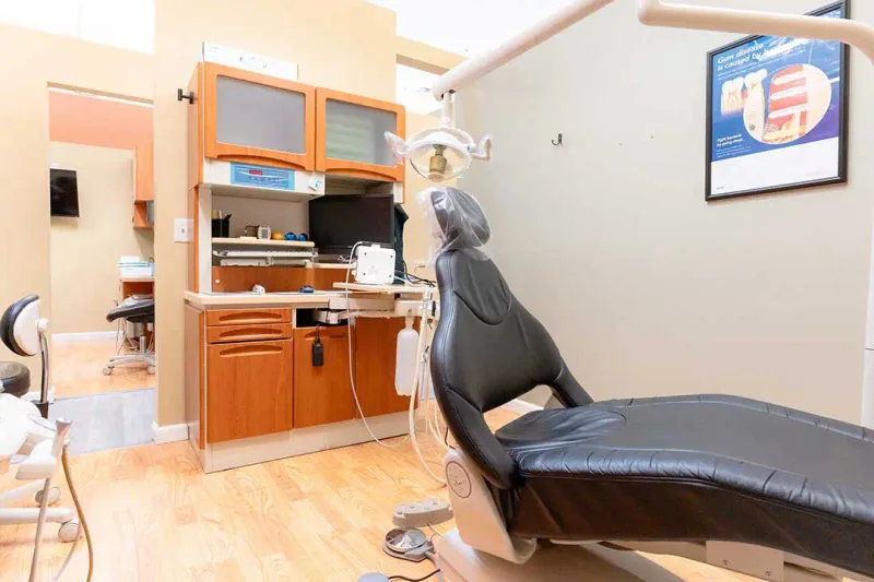 Dental operatory prepared for patient care
